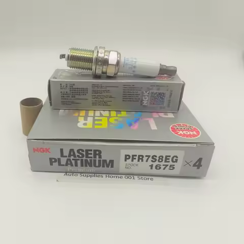 NGK 06H90560 PFR7S8EG 1675 Dual Platinum Spark Plug For VW Golf Eos Jetta Audi A3 A4 A5 A6 Q5 R8 S5 