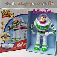 Lakky_หุ่นบัสไลท์เยียร์ BUZZ LIGHTYEAR ทอยสตอรี่ (Toystory) มีเสียง มีไฟ เดินได้ กดปุ่มกางปีกได้ ใส่