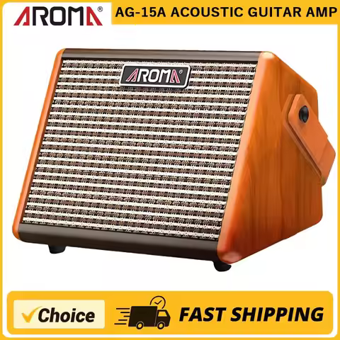 Acoustic Guitar Amplifier,Bluetooth Speaker Rechargeable Portable Acoustic Guitar Amp with Dual Chan