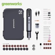 Greenworks 8V Mini Grinder 52pcs 80W Electric Grinding Engraving Cordless Variable Speed Lithium Bat