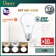 OSRAM [SET 10pcs] OSRAM LED Bulb E27 OSRAM LED Bulb 5.5W / 8W / 8.5W / 10W / 13W A60 A70 Energy Savi