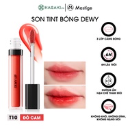 Son Tint Bóng Mastige Dewy Lâu Trôi Màu T10 Đỏ Cam 4.5ml
