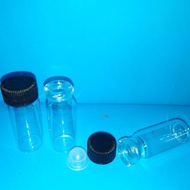 50pc of 7cc glass vial bottle with stopper and screw caps.For large Order Discounts talk to us