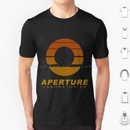 T Shirt Tanpa Judul Saiz Besar 100% Kapas Portal Aperture Portal 2 Aperture Science Science Aperture
