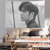 Wang Yibo Background Fabric Star Fan Dormitory Decorative Cloth Hanging Cloth Wall Covering Tapestry Bedside Cloth