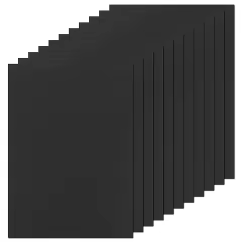 20 Sheets Black A4 Paper Premium Card Stock for DIY Crafts Handmade Art Drawing and Origami Activiti