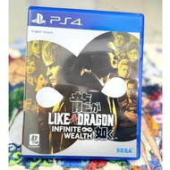 Ps4 Cd Game Like A Dragon Infinite Wealth