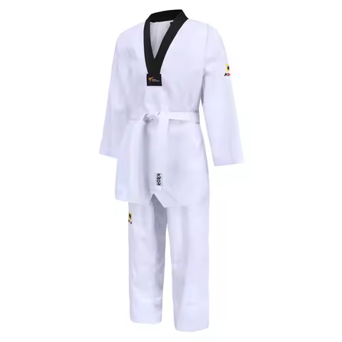 KWON taekwondo dobok clothes for child adult V-Neck KWON Taekwondo training uniform wholesale/Retail