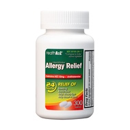 HealthA2Z® Allergy Relief | Cetirizine 10mg | All Day Allergy Relief | Indoor & Outdoor | Relief fro