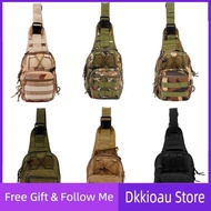 Dkkioau 5L Portable 600D Oxford Cloth Single Shoulder Bag Sling Backpack Crossbodys Travel Hiking Daypack for Outdoor Cycling Climbing Trekking