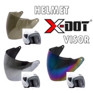 XDOT Small Hole G618 Helmet Visor X Dot G 618 G618N LTD VISOR HELMET FOR XDOT