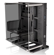 Thermaltake Core P3 ATX Tempered Glass Gaming Computer Case Chassis, Open Frame Panoramic Viewing, Glass Wall-Mount, Riser Cable Included, Black Edition, CA-1G4-00M1WN-06