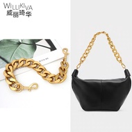 Zhenshi Tote Bag Bold Metal Chain Accessories Dumpling Bag Handbag Underarm Bag Messenger Bag Cloud 