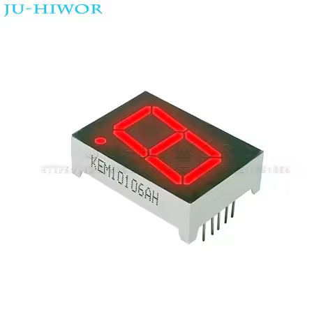 10pcs 10Pins 1106AS 1106BS 1 Inch 1 Digit Bits 7 Segment Red LED Digital Display Digitron Common Ano