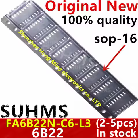 (2-5piece)100% New 6B22 FA6B22N FA6B22 FA6B22N-C6-L3 sop-16 Chipset