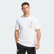 adidas - 足球 曼聯 91 年 T 裇 男裝 白色