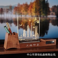 Urban Impression Multifunctional Wireless Charging Night Light Gift Souvenir Cultural Creative Landm