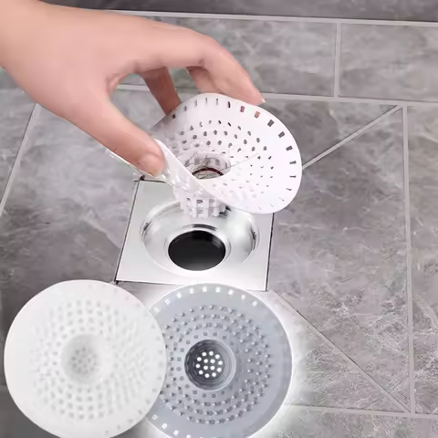 Kitchen Sink Filter Household Shower Floor Filter Silicone Drain Strainer Sink Strainers Hair Catche