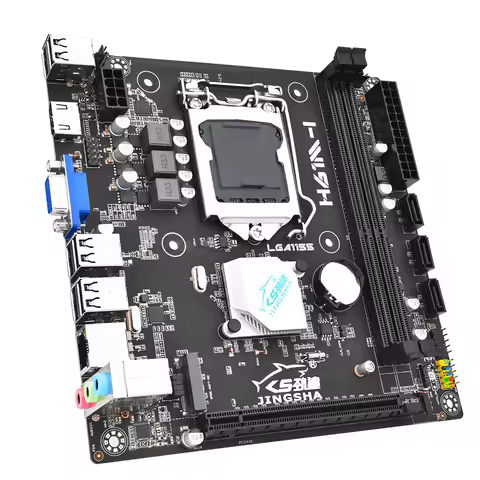 JINGSHA LGA 1155 Mini ITX H61 M-I Motherboard Kit with processor i3 3240 and 8GB DDR3 Memory H61 pla
