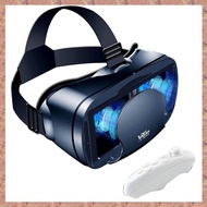 (ZAER) Full-Screen Virtual Reality 3D Glasses VR Set 3D Virtual Reality Goggles Adjustable with Game