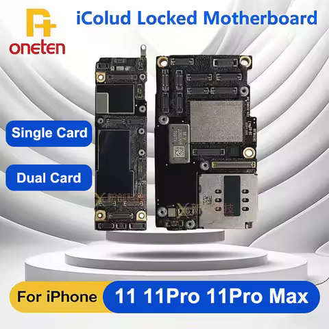 iCloud Locked ID Motherboard for IPhone 11 11Pro 11 Pro Max Power on Logic Board LCD Testing Repair 