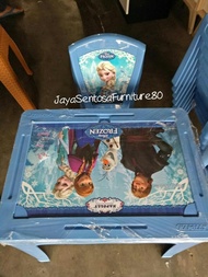 Kursi Dan Meja Belajar Anak Frozen Napoly set @ meja belajar anak lipat karakter kayu lampu minimali