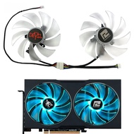 New For POWERCOLOR Radeon RX6600 6600XT 6650XT Hellhound Graphics Card Replacement Fan FD10015H12D