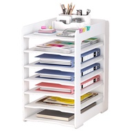 A a4 File Storage Box Desktop Storage Rack Office Desk Work-position Handy Tool Desk Book Storage Ra