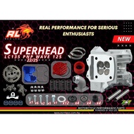 WAVE125 HEAD RACING 4VALVE LC135 PNP WAVE125 REDLEO ESR CNC PORTING 20/23 22/25 23/26 24/27