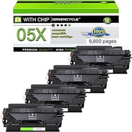 greencycle 05X High Yield Compatible Toner Cartridge Replacement for HP 05X CE505X Toner Black for H