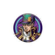 Anime JoJos Bizarre Adventure Brooch Cosplay Figure Joseph Giorno Jotaro Badge Pins Backpack Jacket 