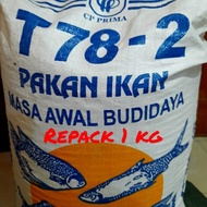 T78-2 Pelet Pakan Makanan Benih Bibit Ikan Lele Gurame Nila T782 1 kg
