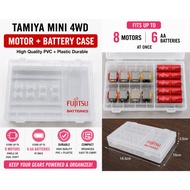 Tamiya Mini 4WD Motor + AA Battery Immi Engine / Motor Box | Fits 8 Motors & 6 AA Batteries