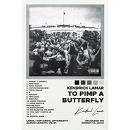 Kendrick Poster to pimp a butterfly Album Cover Poster Canvas Art Poster And Wall Art Print Bedroom 