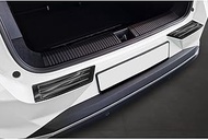 Avisa Black Stainless Steel Rear Bumper Protector Compatible with Renault Scenic E-Tech 2024- 'Ribs'