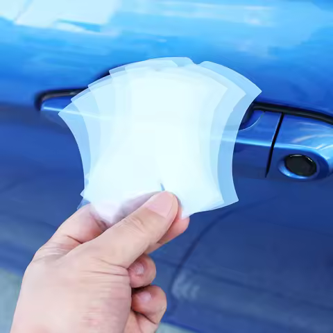 5x Transparent Car Door Handle Scratches Protective Film for Citroen C3 C4 C5 Berlingo Picasso Xsara