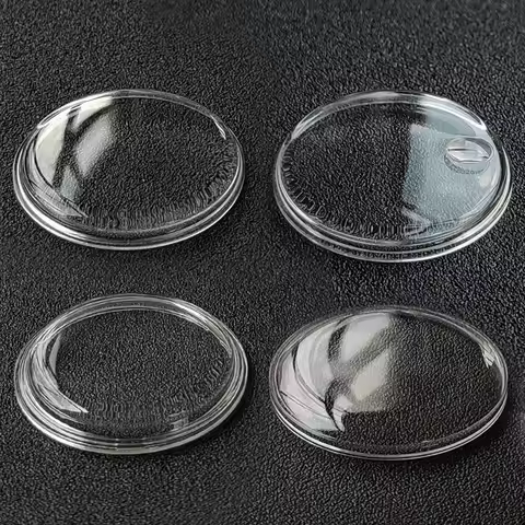 Acrylic Organic Glass Pot Shape With Steped Applicable For Swatch With Date Watch Repair Parts model