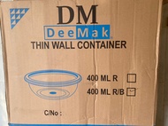 THINWALL DM/TEMPAT MAKAN BULAT/THINWALL BULAT 400ML RB 1 DUS 500 SET