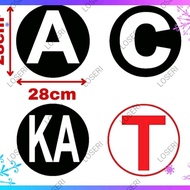 LOSERI PREMIUM Lorry Sticker JPJ PUSPAKOM Pass Commercial Sticker A C T KA 70/80 80/90KM/J Hotline S