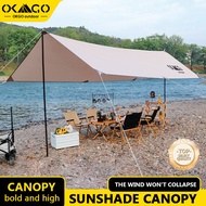 OKGO Hold 6-8 Person Waterproof Canopy Tent Set Ultralight Weight Flysheet Awning Tent Set