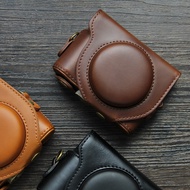 Suitable for Sony DSC-HX90V Camera Bag Shoulder hx80 Retro Leather Case hx90 Protective Case wx500 C