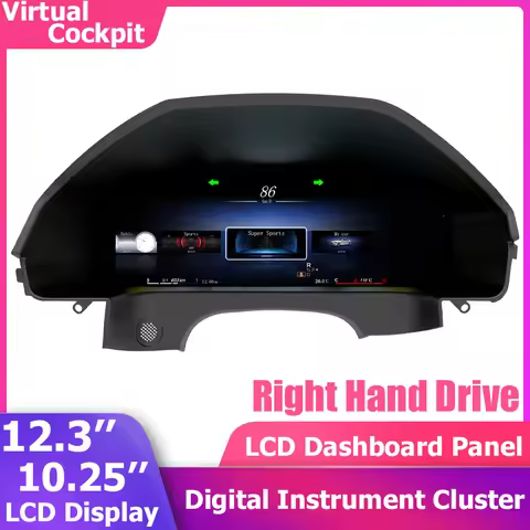 Digital Instrument Gauge Cluster For Mercedes Benz E-Class Sedan W212 S212 09-15 RHD Cockpit LCD Das