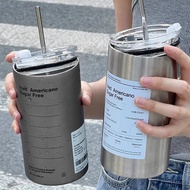 tyson tumbler montigo tumbler 保温瓶 Cawan kopi ais Amerika, bernilai tinggi, gaya industri keluli taha