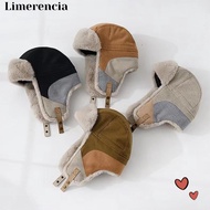 LIMERENCIA Ski Hat, Waterproof Windproof Russian Bomber Cap, Vintage Warm Russian Style Earflap Desi