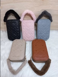 Tas Hp Teng2 Bulu Forever Love Tas Hp wanita import model terbaru