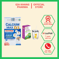 Canxi Hữu Cơ Calcium Max D3 - Canxi Từ Tảo Biển Đỏ Cho Cả Gia Đình + Vitamin D3 K2 - Hộp 60 viên