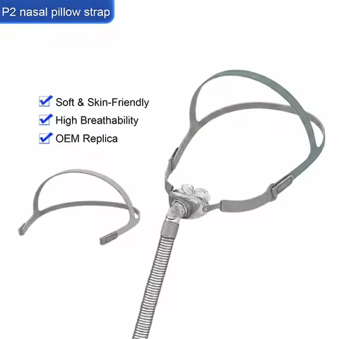 P2 Nasal Pillow Fixing Strap Headgear Suitable for Philips Nasal Pillow Compatible with ResMed BMC P