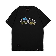 HITAM Tmnt Graffiti Squad Tee Black Jackersfield Union Edition Men's T-Shirt Black