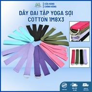 Cotton Yoga Strap 1m8x3.3cm, Yoga Pull Rope - YOGA QG, Supports Stretching Limbs, Yoga Bending