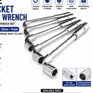 L Angle Box Socket Spanner Wrench 7mm 8mm,10mm,12mm, 14mm L shaped Socket Wrench